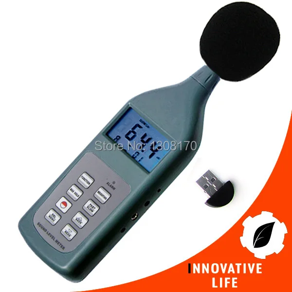 30 130 dB Decibel Noise Digital Sound Level Meter Bluetooth Test