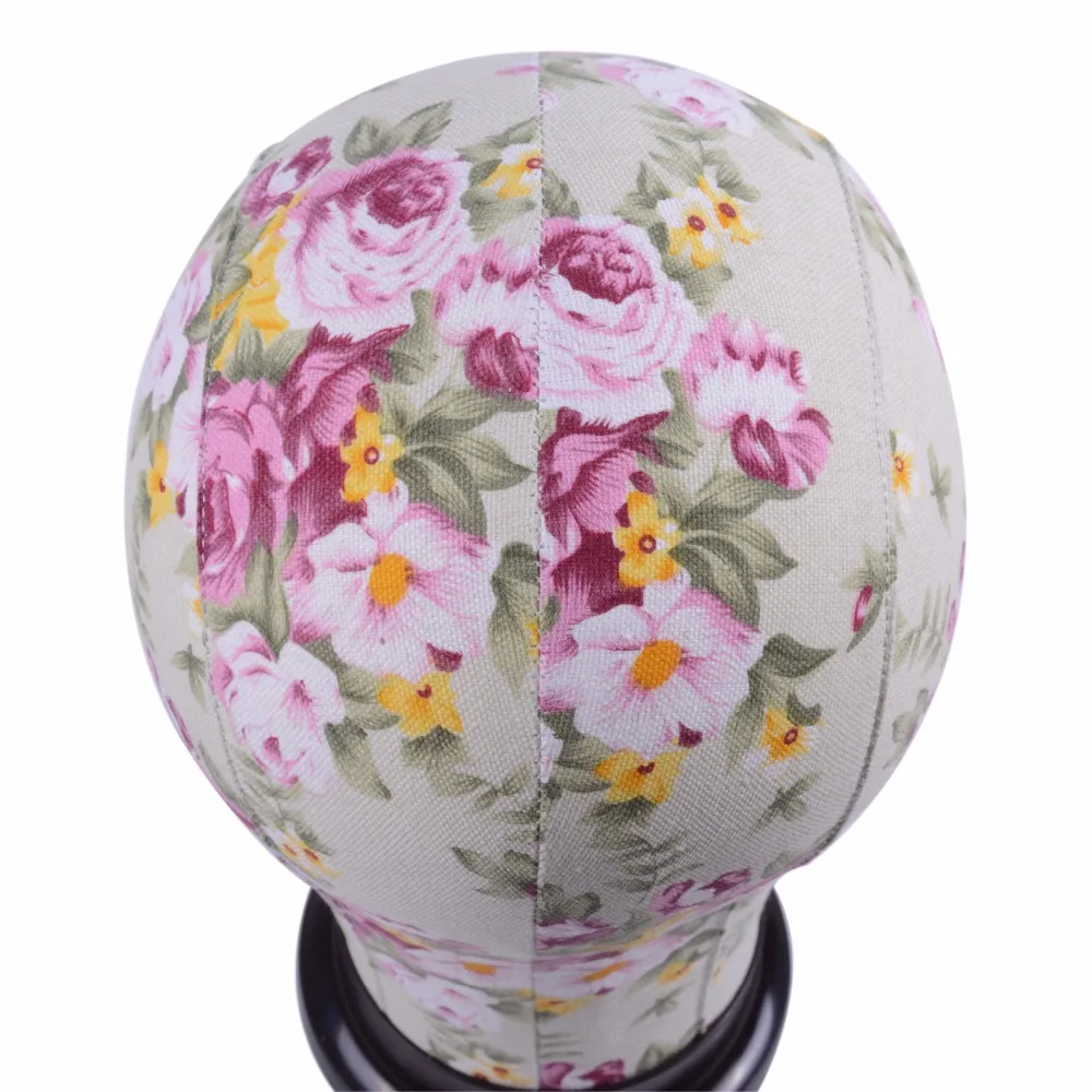 Canvas Block Head Mannequin For Wig Making And Styling Display_voghion.com