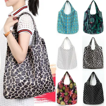 

Women Reusable Foldable Recycle Eco Grocery Bag Shopping Carry Bags Tote Handbag