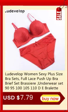 Ludevelop пикантные Кружево Push Up Bra белье Для женщин Нижнее Бельё для девочек Нижнее бельё Вышивка цветочный черный, белый, розовый цвет плюс Размеры Бюстгальтеры для женщин