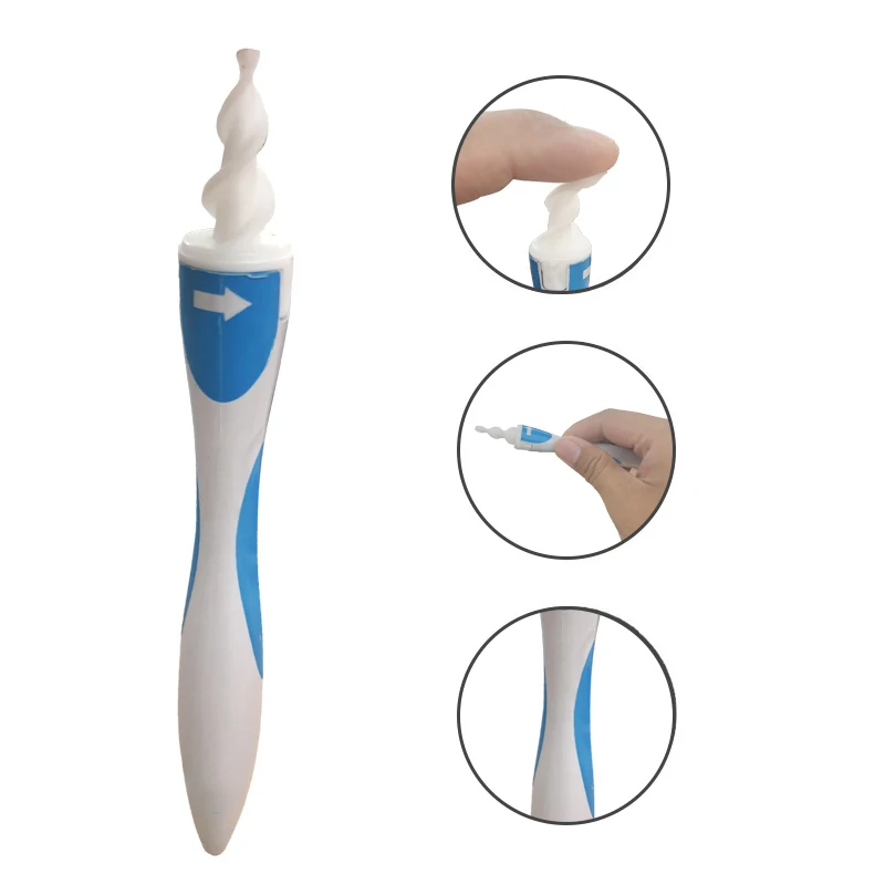 

16 Tips Ear Cleaner Earpick Easy Earwax Removal Soft Spiral Cleaner Prevent Ear-pick Clean Tools Ear Care Kit
