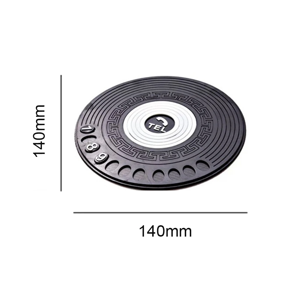 Автомобильный орнамент, Противоскользящий коврик с номером телефона, липкий нескользящий коврик, украшение для приборной панели, держатель для солнцезащитных очков, сотового телефона 14x14 см