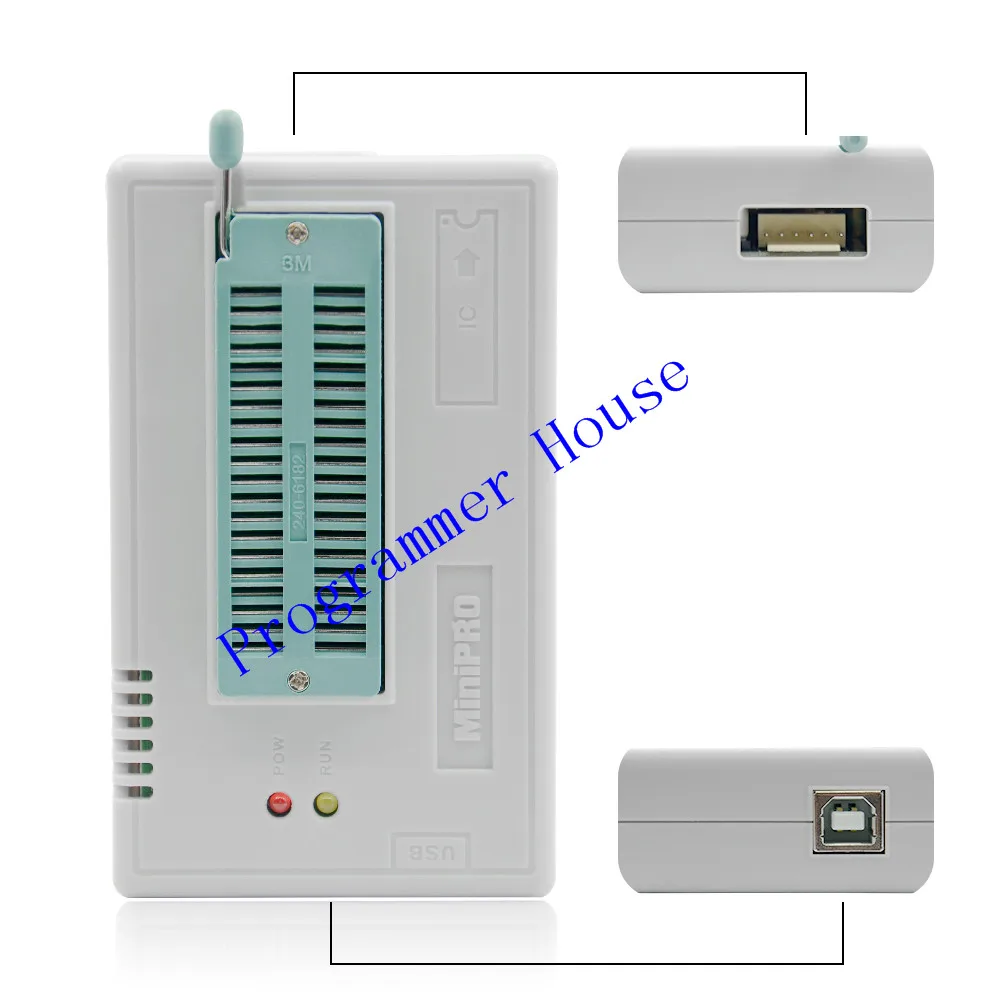 2020 V10.37 minipro TL866II Plus высокоскоростной USB универсальный Bios программатор + 10