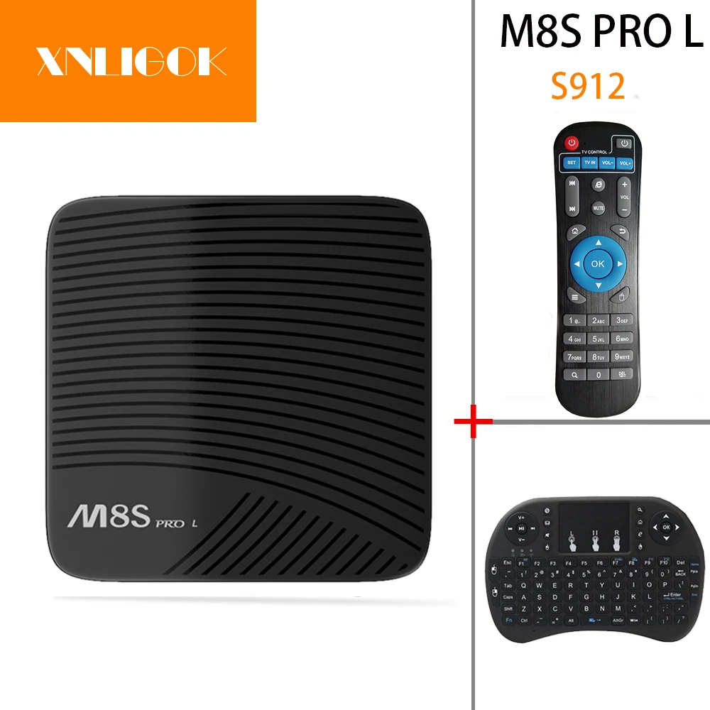 

M8S PRO L Android 7.1 Smart TV Box Amlogic S912 3G/16G 3G/32G Octa Core Wifi 4 K Full HD2.0 M8S PRO L Set Top Box