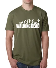 Men the walking dead print t-shirt summer hipster streetwear cotton tee shirt homme 2017 funny short sleeve fitness hip-hop tops