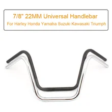 7/" мотоциклетные ручки черный 22 мм руль ручки трубы Мотокросс ATV для Harley Honda Yamaha Suzuki Kawasaki Triumph