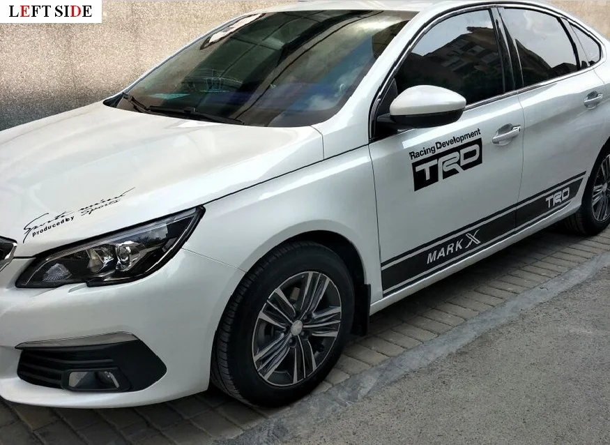 

LEFT SIDE Car Stickers Personality Customization Car-styling Car Body Graceful Waterproof Vinyl Fresh Customize for your vehicle