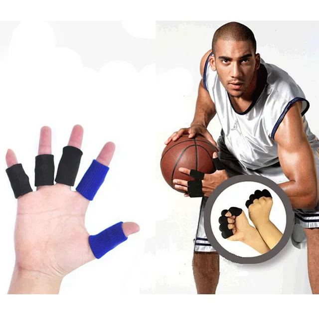 50 pcs/lot volleyball sports finger armfuls Knitted Finger joints Slip