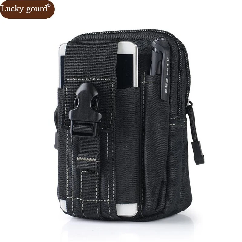 

OURCIAO 2019 Molle Waist Bags Waterproof Men Casual Waist Pack nylon Work Waist Bag Army Military Small Bags D078