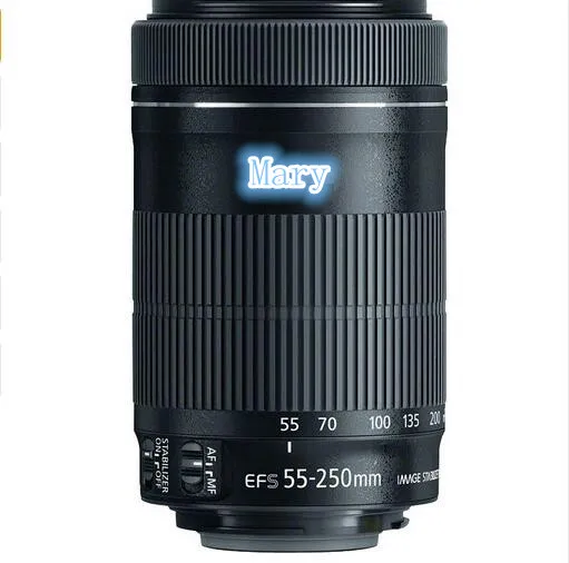 

95%NEW for Canon 55-250 STM Lens EF-S 55-250mm f/4-5.6 IS STM Lens for 650D 700D 750D 760D 1200D 1300D T3i T6 T5i T5 60D 70D 80D