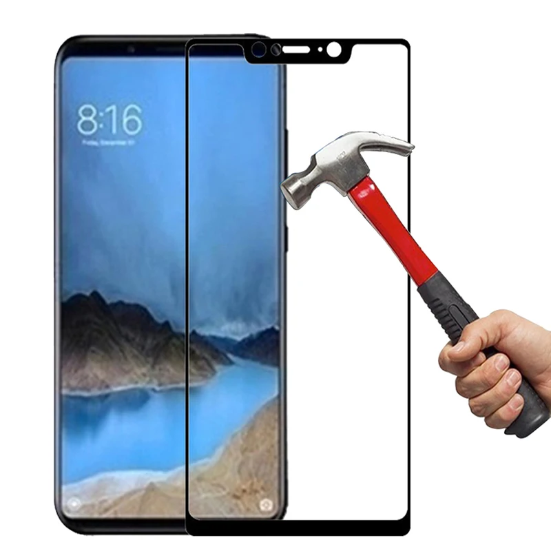 Закаленное стекло для xiaomi xiomi 9 8 a1 a2 a3 a5x 6x6 poco f1 Защитная пленка экрана xiami mi9 mi8 lite