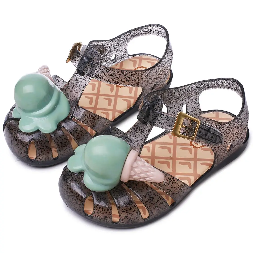 Melissa Conch Shoe Aranha VIII сандалии Босоножки Ice cream стильные для девочек мягкие ПВХ