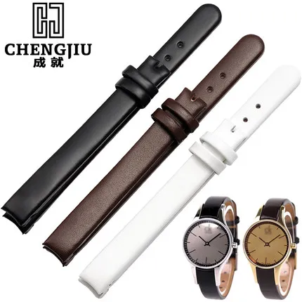 

10mm Ladies Leather Watchband For Calvin Clein For CK K4323209 K4323116 K43231LT Bracelet Belt Strap Mujer Femme Montre Pulseira