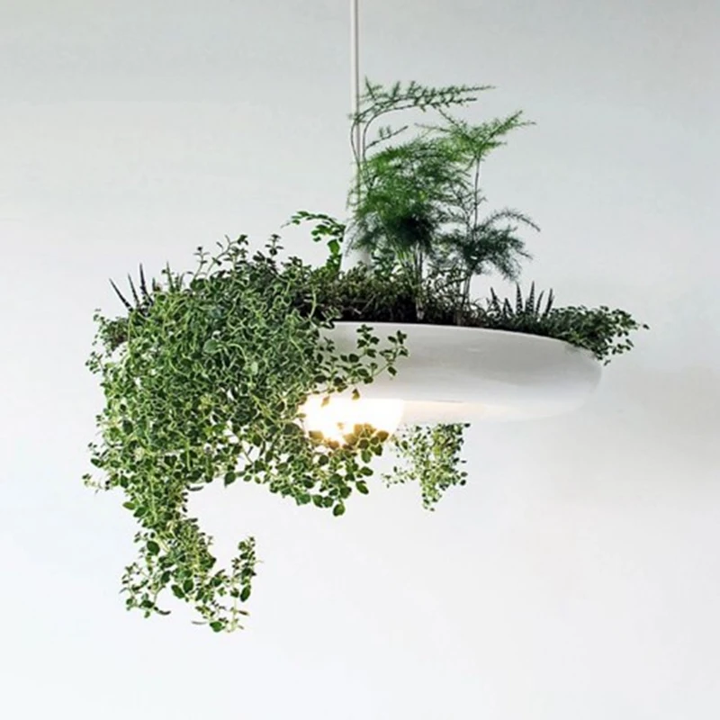 Lukloy Plant Pot Modern Pendant Ceiling Lamps Loft Led Pendant