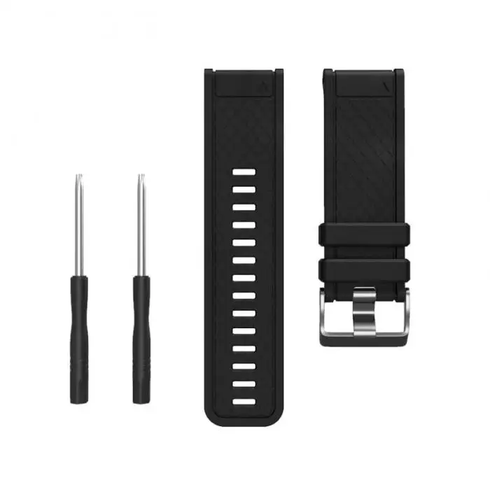 Silicone Sport Wrist Band Watch Strap Replacement Belt for Garmin Fenix/Fenix 2 JR Deals