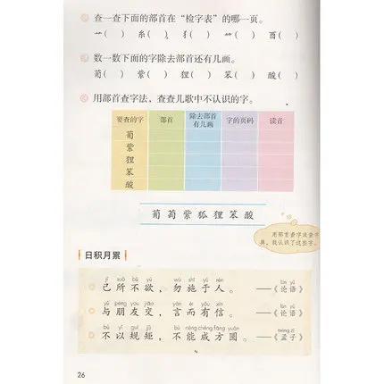 Second grade book Languages of primary school for Chinese learner and learning Mandarin volume 1 / Chinese Textbook Second grade book Languages of primary school for Chinese learner and learning Mandarin volume 1 / Chinese Textbook