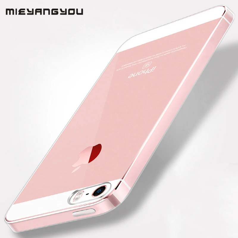 

Ultra Thin Soft Transparent TPU Case For iPhone 5 5S SE 5C Clear Silicone Slim Cover Shell Bag For iPhone On SE Case Capa Coque