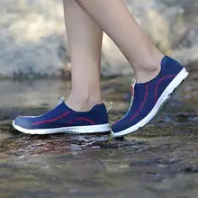 MUQGEW Мужские Женские шнурками водонепроницаемая обувь пляжная обувь туфли для водных прогулок зелено-серфинга Плавание обувь sepatu# A40