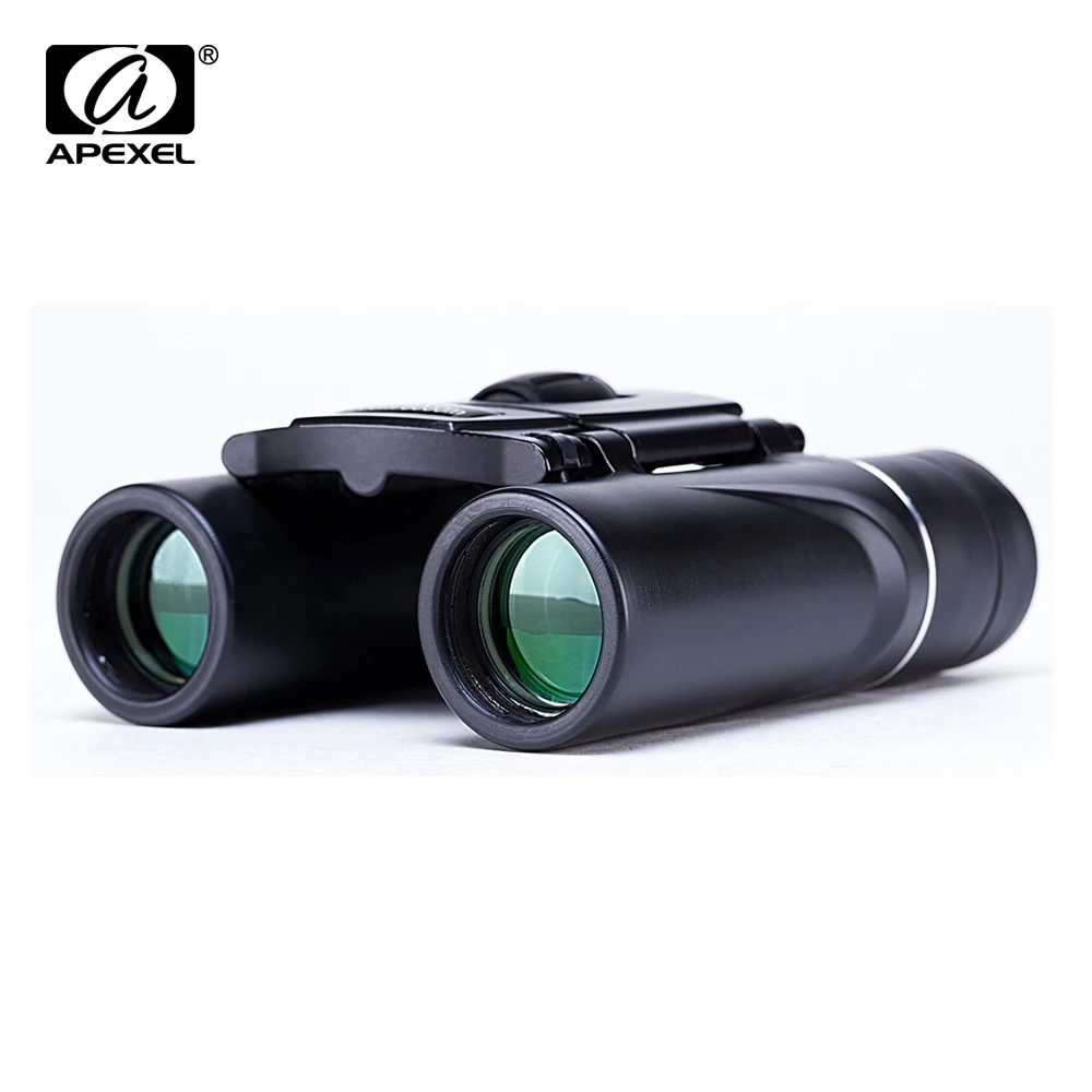 APEXEL البسيطة 8x21 التكبير مجهر تلسكوب بعيدة المدى 3000 متر للطي HD قوية BAK4 FMC البصريات الصيد الرياضية التخييم المشي لمسافات طويلة