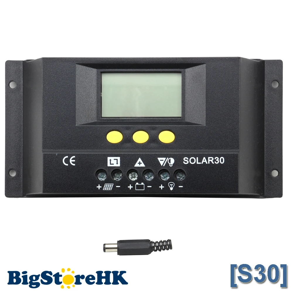 TFT 30A/60A 12V/24V MPPT Solar Panel Controller Charge Regulator PV 100V 2-Timer 
