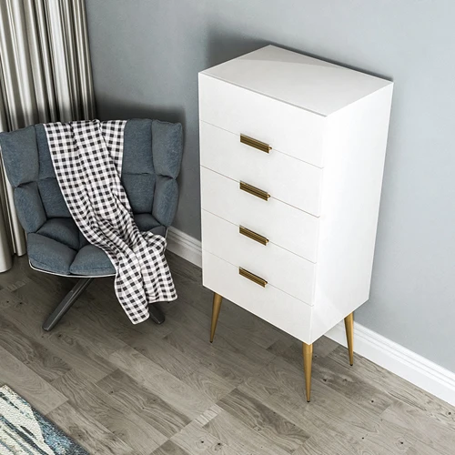 Nordic Европейский ножные тумбочки прикроватный столик с ножками 2 ящика Подставка для хранения дисплей стол кровать шкафы мебель для дома - Цвет: White  60X40X130cm