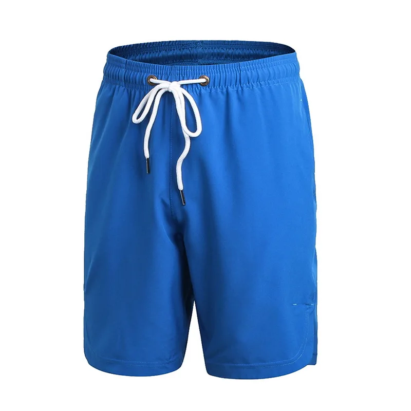 blue Sfit лето для мужчин фитнес бег баскетбольные шорты для тренировок Свободные Повседневное быстросохнущая Твердые Короткие шортики для пляжа спортивные шорты - Цвет: blue