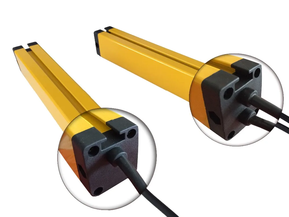 

CHOAN GM4008T 8 Points 40MM Safety Light Curtain Sensor Grating Infrared Area Switch Dangerous Machine Photoelectric Protector