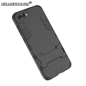 

50pcs Hybrid Armor TPU+PC Protective Case For Huawei Honor 20 10 9X Pro 8X Max 8S V20 20i Shockproof 2 in 1 Stand Holder Cover