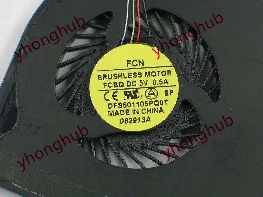 Дтс DFS501105PQ0T FCBQ DC 5V 0.5A 4 проводной сервер центробежный воздухонагнетатель широкого