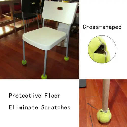 

Fashion Tennis Square Chair Leg Cap Pad Furniture Table Feet Cover Floor Protector