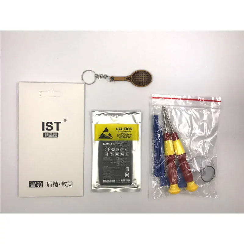 100% IST Original Mobile Phone Battery For LG Nexus 4 BL-T5 E960 E975 E973 E970 F180 LS970 Replacement Batteries
