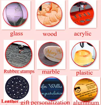 

Hot sale 3d mini co2 laser engraving and cutting machine AKJ1390 for mdf lather paper glass etc nonmetal
