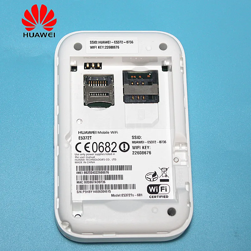 Разблокированный Новый Мобильный Wi Fi роутер Huawei E5372 E5372T телефон с антенной 4G