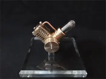 

mini Stirling engine external combustion engine handmade micro-generator steam engine