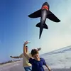 Large Shark LED Kite Animal Fish Kites Flying for Adults Children Outdoor Toys Beach Park Playing With Handle And Line 3