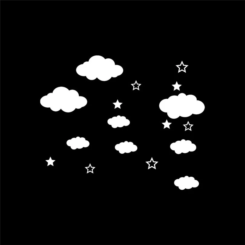 Home Decoration Removable Wall sticker DIY Clouds Balloon Wall Decals Children's Room Home Decoration Art (3)