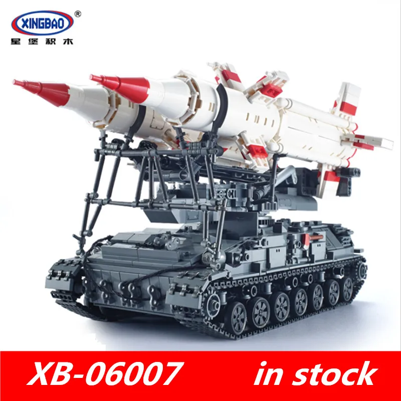 

Xingbao 06007 xingbao Military Series The SA-4 Ganef Set lepin Military Building Blocks Toys for child Model Gift