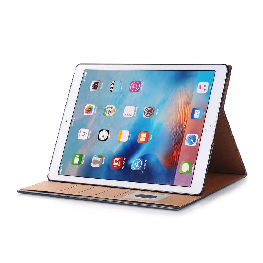 Премиум кожаный чехол для Apple iPad Pro 12,9 A1671 смарт-чехол Funda для планшета Тонкий Флип Магнитный чехол-подставка для сна