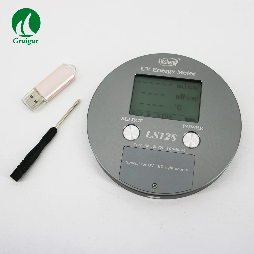 FREE SHIPPING LS128 UV Energy Meter With a High Precision Fast Response Temperature Sensor 4