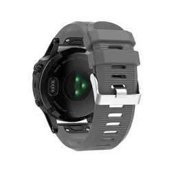 Versatile Quick Release Silicone Watchband Strap - 26/22/20MM - 26mm width (Grey)