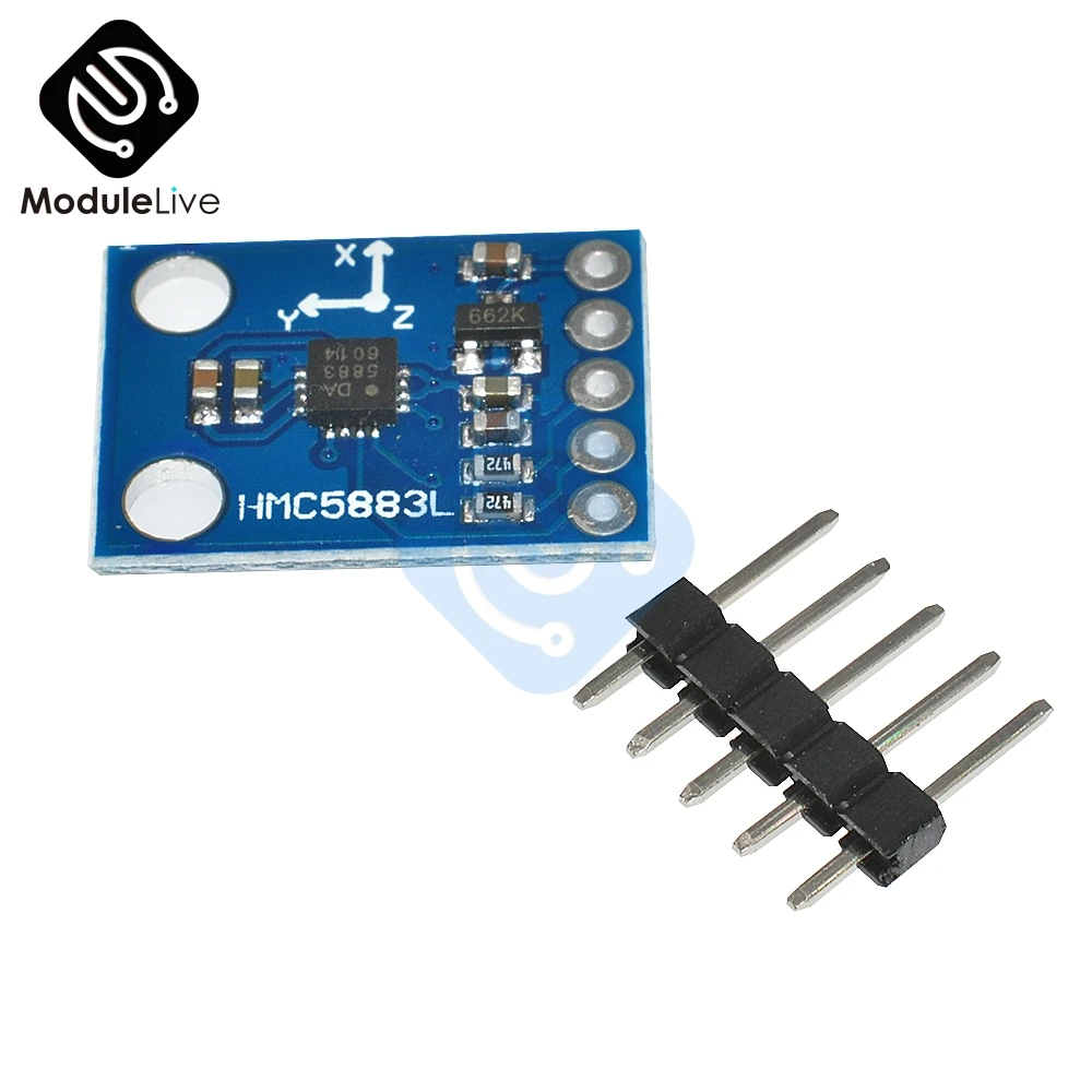 GY-273 HMC5883 3 V-5 V трехосевой Компас магнитометр Модуль датчика для Arduino