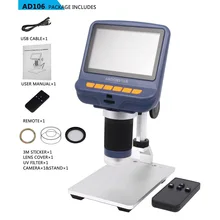 Цифровые микроскопы электронные 1080P Full HD видео USB микроскоп 5 дюймов с дистанционным промышленным Лупа камеры 8LED