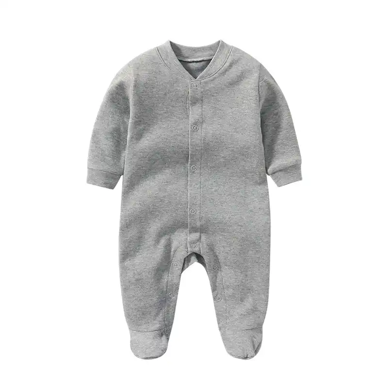 solid color baby sleepers