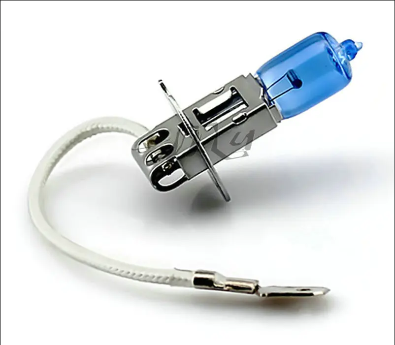 10pcs 24V H3 100W Auto Halogen Bulbs Car Light Source Parking Head Fog Lamps White Headlight High Power Super Bright 2
