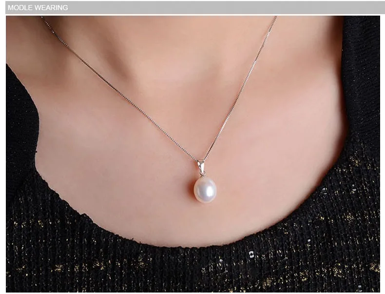 Zhboruini Pearl Necklace Sterling Earrings Set 4