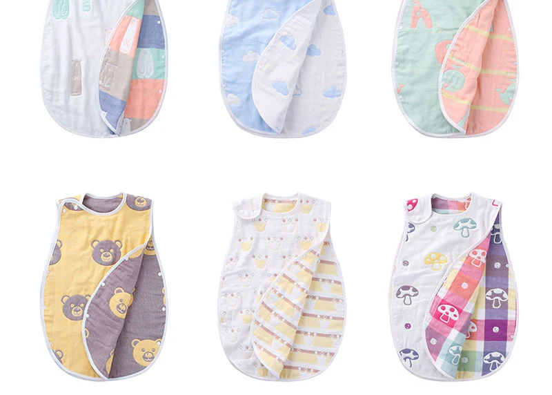 Herbabe/спальный мешок для малышей на весну-лето, хлопок, муслин, Детские спальные мешки для новорожденных, пеленка для младенцев, детская одежда для сна