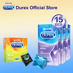 Презервативы Durex AiR Feel Thin Extra Lube презерватив со штрихпунктирной меткой 15 шт. интимные товары петух кольцо крепления головки для пениса и