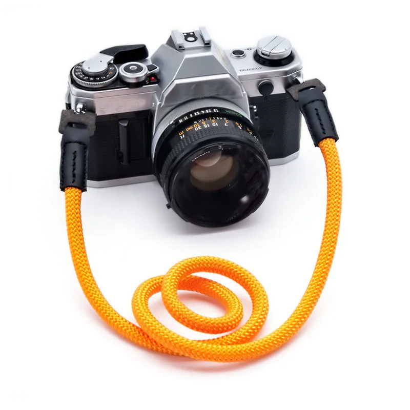 Нейлоновый Кожаный Модный персональный веревочный ремешок для зеркальных камер и некоторых микро-одиночных камер