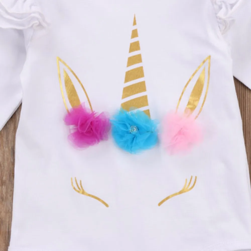 Newborn Infant Baby Girls Long Sleeve Unicorn Printing Floral Bodysuit for Summer Clothes Outfits Pink/White Jumpsuit HTB1pbpDdlcHL1JjSZFBq6yiGXXav - Newborn Infant Baby Girls Long Sleeve Unicorn Printing Floral Bodysuit for Summer Clothes Outfits Pink/White Jumpsuit