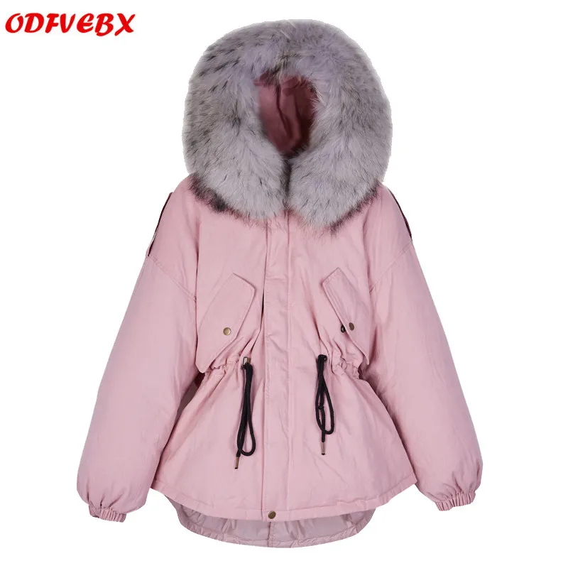 Хлопковая куртка с меховым воротником и капюшоном для полных женщин, мм, осень, новинка размера плюс, женская верхняя одежда, короткое толстое теплое зимнее хлопковое пальто, парка